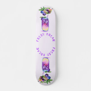 Blueberry Juice Cool Drink Frucht Skateboard