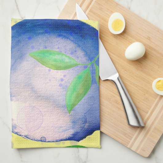 Blueberry Kitchen Geschirrtuch (Viertel Falte)