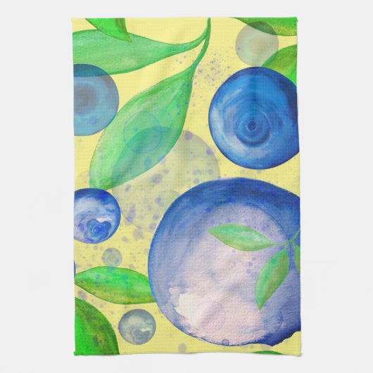 Blueberry Kitchen Geschirrtuch (Vertikal)