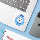 Blueberry Koala Aufkleber (Laptop mit iPhone)