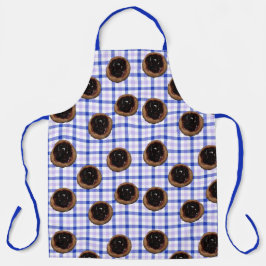 Blueberry Kolaches über Karierte Schürze