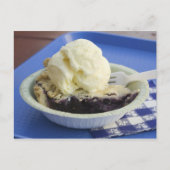 Blueberry-Kuchen Postkarte (Vorderseite)