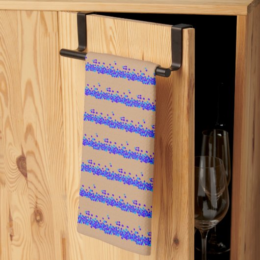 BLUEBERRY Küchenhandtuch | m3galleryStudio Geschirrtuch (Drittel gefaltet)