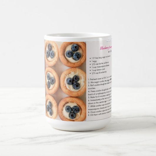 Blueberry Lemon Cookies Cups Rezept Tasse (Mittel)