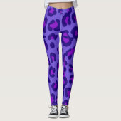 Blueberry Leopard Leggings (Vorderseite)