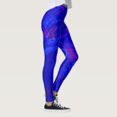 Blueberry Lila Swirl Leggings (Rechts)