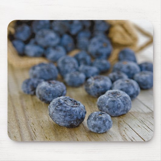 Blueberry Macro Mousepad (Vorne)