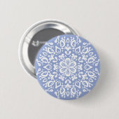 Blueberry Mandala Button (Vorne & Hinten)