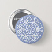 Blueberry Mandala Button (Vorne & Hinten)