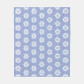 Blueberry Mandala Fleecedecke (Vorderseite)