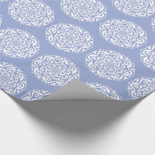 Blueberry Mandala Geschenkpapier (Ecke)