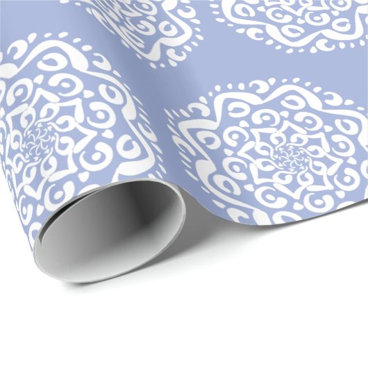Blueberry Mandala Geschenkpapier (Rolleneckpunkt)