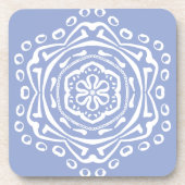 Blueberry Mandala Getränkeuntersetzer (Vorderseite)