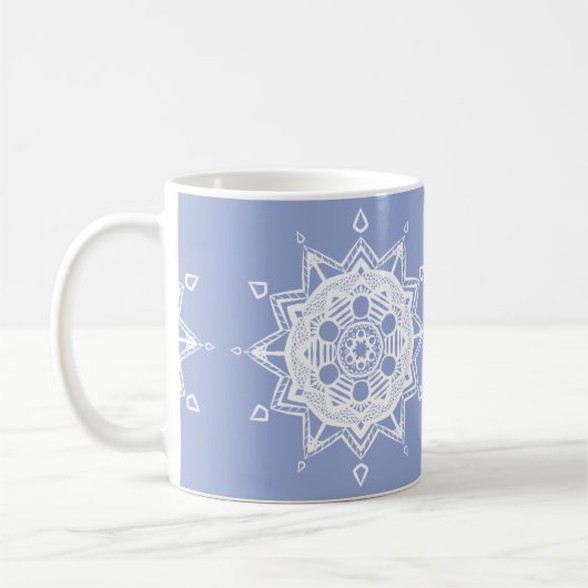 Blueberry Mandala Kaffeetasse (Links)