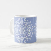 Blueberry Mandala Kaffeetasse (Vorderseite Links)