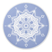 Blueberry Mandala Keramikknauf (Vorderseite)