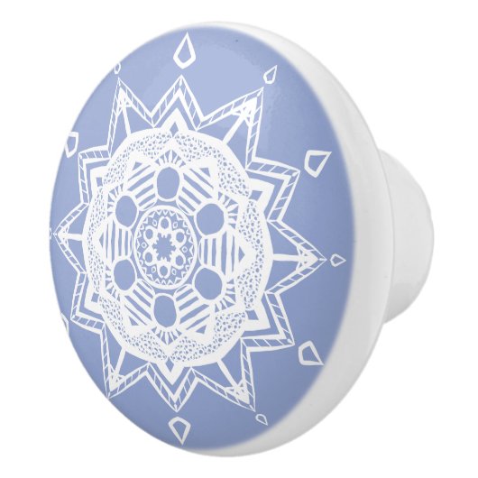 Blueberry Mandala Keramikknauf (Rechts)