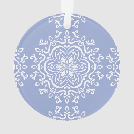 Blueberry Mandala Ornament (Rückseite)