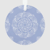 Blueberry Mandala Ornament (Rückseite)