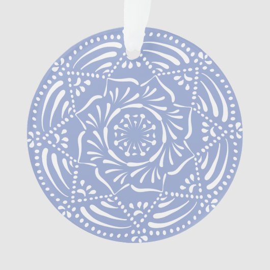 Blueberry Mandala Ornament (Vorderseite)