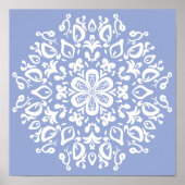 Blueberry Mandala Poster (Vorne)