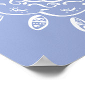 Blueberry Mandala Poster (Ecke)