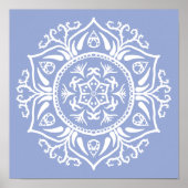 Blueberry Mandala Poster (Vorne)