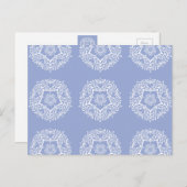 Blueberry Mandala Postkarte (Vorne/Hinten)