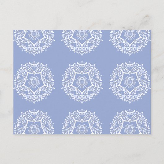 Blueberry Mandala Postkarte (Vorderseite)