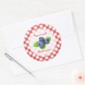 Blueberry-Marmelade Runder Aufkleber (Umschlag)