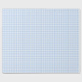 Blueberry Micro Gingham Gift Wrap Geschenkpapier (Flach)