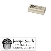 Blueberry Muffin Baked Goods Bakery Frühstück Küch Gummistempel (Stempel)