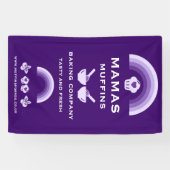 Blueberry Muffin Baker Banner (Horizontal)