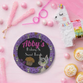 Blueberry Muffin Bloop Cat Custom Bakery Pappteller (Party)