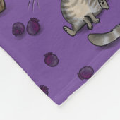 Blueberry Muffin Bloop Cat Pattern Fleecedecke (Ecke)