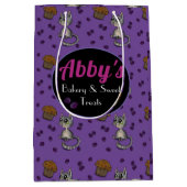 Blueberry Muffin Bloop Cat Pattern Mittlere Geschenktüte (Vorderseite)