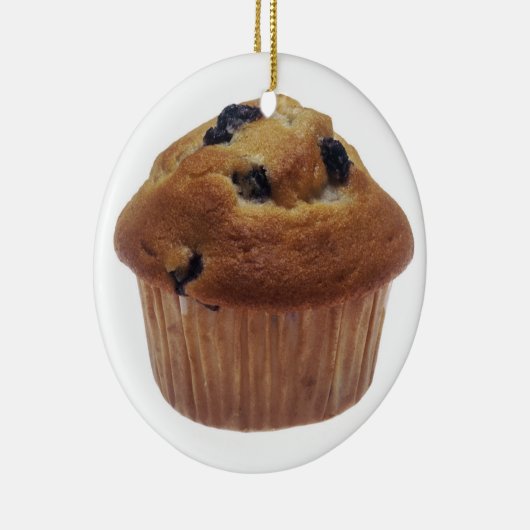 Blueberry Muffin Keramik Ornament (Rechts)