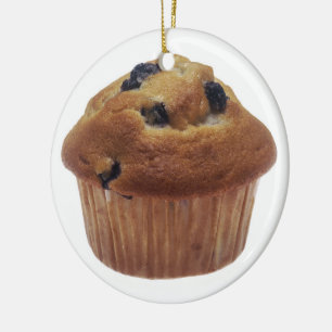 Blueberry Muffin Keramik Ornament