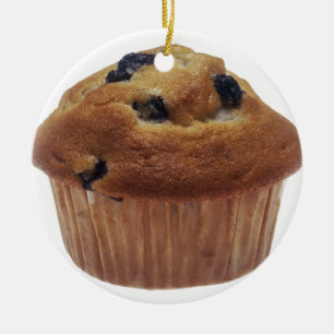 Blueberry Muffin Keramikornament