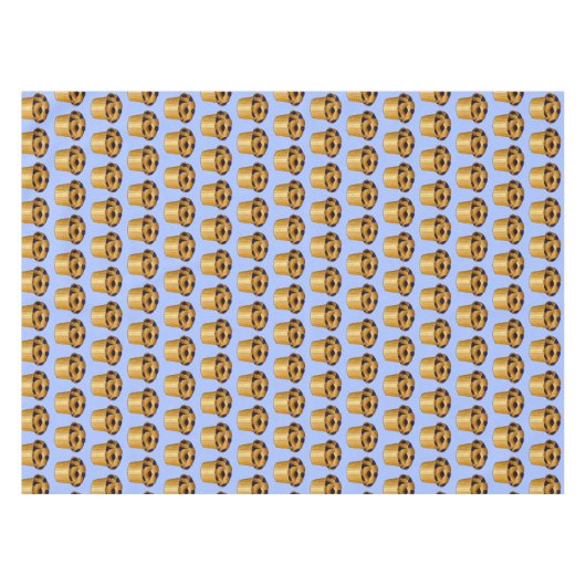 Blueberry Muffin Pastry Brunch Tischdecke (Vorderseite (Horizontal))