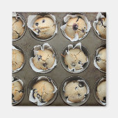 Blueberry Muffin Pfanne Backkuchen Kuchen Magnet (Vorne)