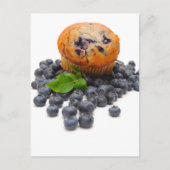 Blueberry Muffin Postkarte (Vorderseite)