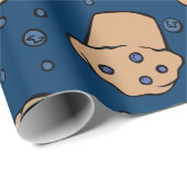 Blueberry Muffins Geschenkpapier (Rolleneckpunkt)