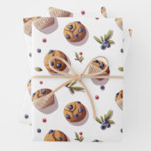 Blueberry Muffins Geschenkpapier Set (Beispiel)
