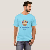 Blueberry Muffins mit Berries und Ihrem eigenen Sl T-Shirt (Vorne ganz)