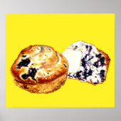 Blueberry Muffins Poster (Vorne)