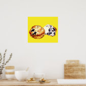 Blueberry Muffins Poster (Küche)