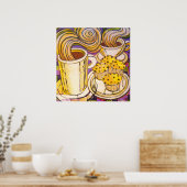 Blueberry Muffins Poster (Küche)