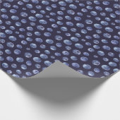 Blueberry-Muster Blaue Männer Geschenkpapier (Ecke)
