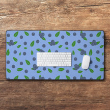 Blueberry Muster Desk Mat